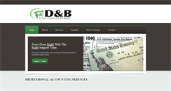 Desktop Screenshot of dbtaxcenter.com